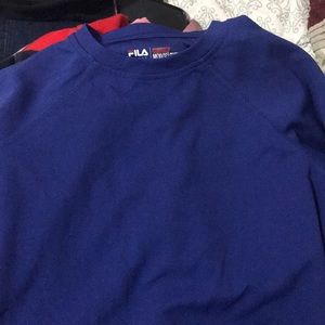 Fila Shirt, M 10-12, blue color, used.